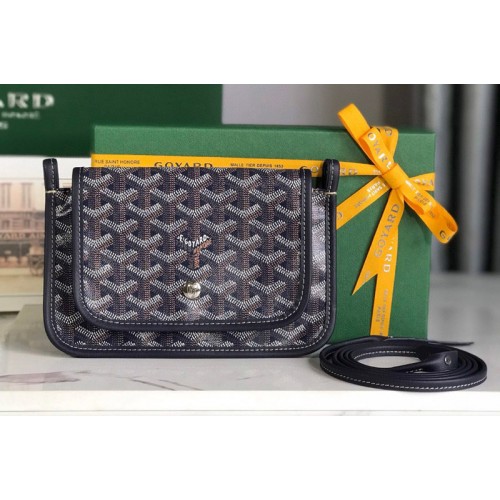 Goyard Plumet pocket wallet in Navy Blue Goyardine Canvas and Chevroches Calfskin Goyard Plumet pocket wallet in Navy Blue Goyardine Canvas and Chevroches Calfskin