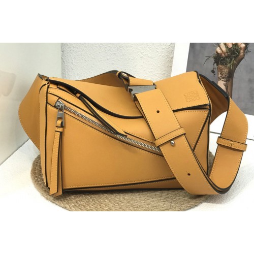 Loewe Small Puzzle Bumbag in Sunflower classic calfskin Loewe Small Puzzle Bumbag in Sunflower classic calfskin