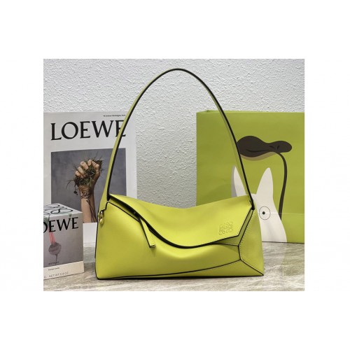Loewe Puzzle Hobo bag in Lemon nappa calfskin