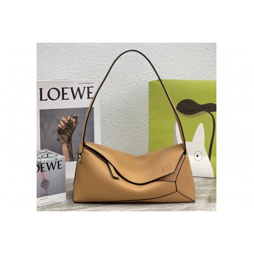 Loewe Puzzle Hobo bag in Tan nappa calfskin