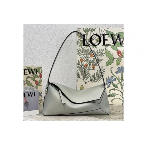 Loewe Puzzle Hobo bag in Gray nappa calfskin