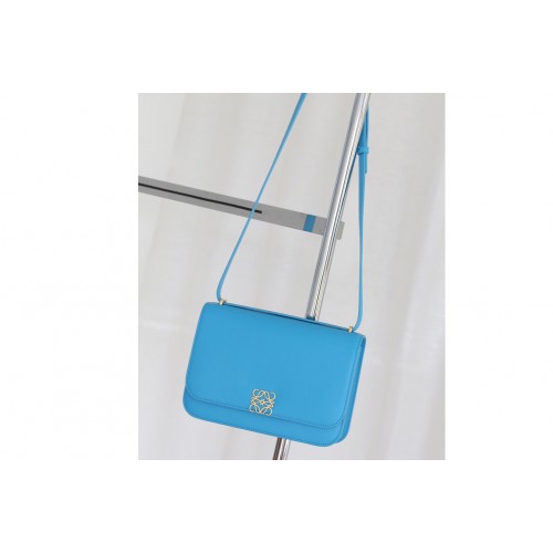 Loewe Goya bag in Blue silk calfskin Loewe Goya bag in Blue silk calfskin