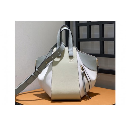 Loewe Small Hammock bag in Ash Grey Marble Green classic calfskin