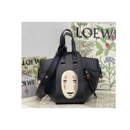 Loewe Small Hammock bag in Black soft grained calfskin