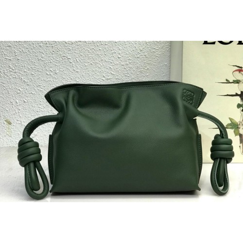 Loewe Mini Flamenco clutch in Dark Green nappa calfskin Loewe Mini Flamenco clutch in Dark Green nappa calfskin