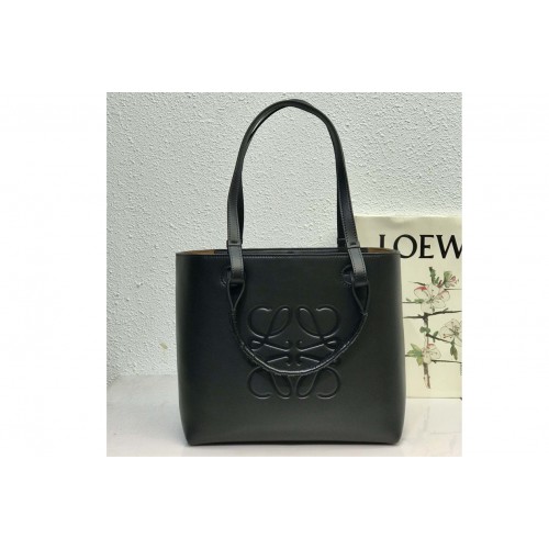 Loewe Small Anagram Tote Bag in Black classic calfskin