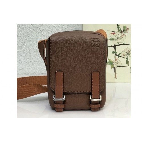 Loewe XS Military Crossbody in Brown soft grained calfskin Loewe XS Military Crossbody in Brown soft grained calfskin