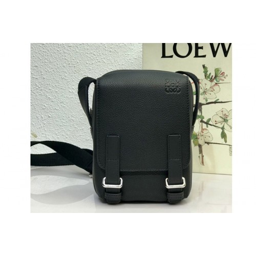 Loewe XS Military Crossbody in Black soft grained calfskin