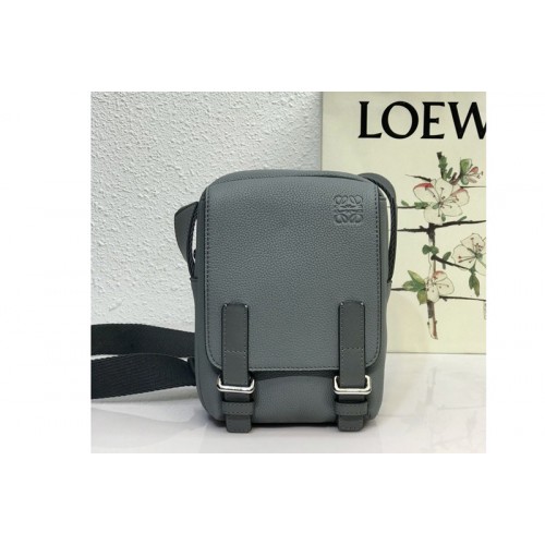 Loewe XS Military Crossbody in Gray soft grained calfskin Loewe XS Military Crossbody in Gray soft grained calfskin