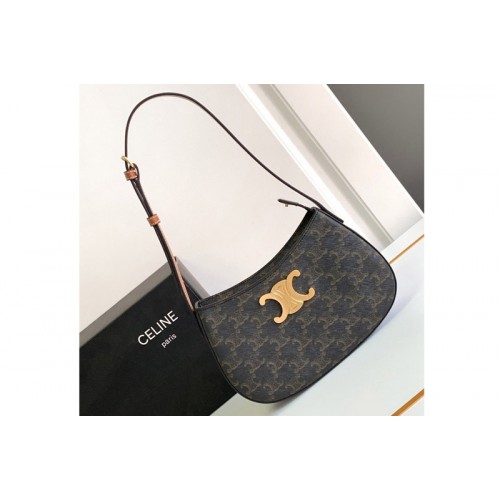 Celine MEDIUM TILLY BAG IN TRIOMPHE CANVAS