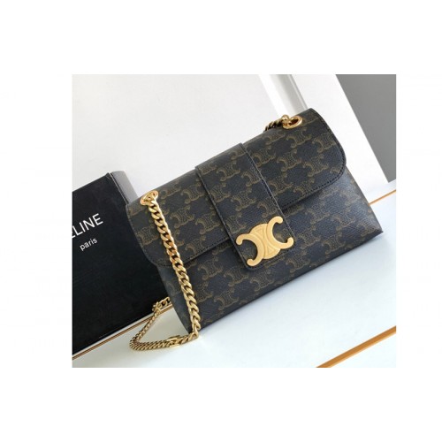 Celine Teen Celine Victoire Bag in Triomphe Canvas Celine Teen Celine Victoire Bag in Triomphe Canvas