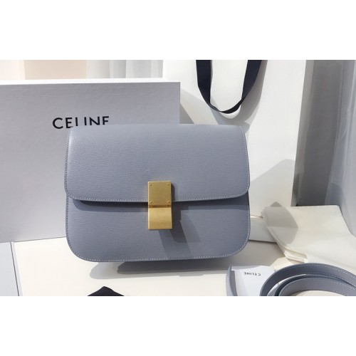 Celine Medium Classic Bag in Blue Calfskin Celine Medium Classic Bag in Blue Calfskin