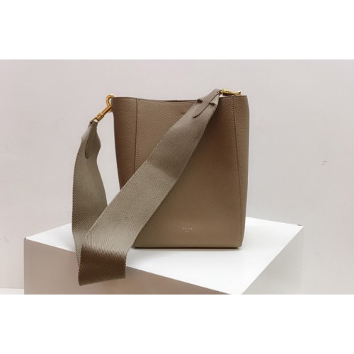 Celine sangle small bucket bag in Taupe soft grained calfskin Celine sangle small bucket bag in Taupe soft grained calfskin