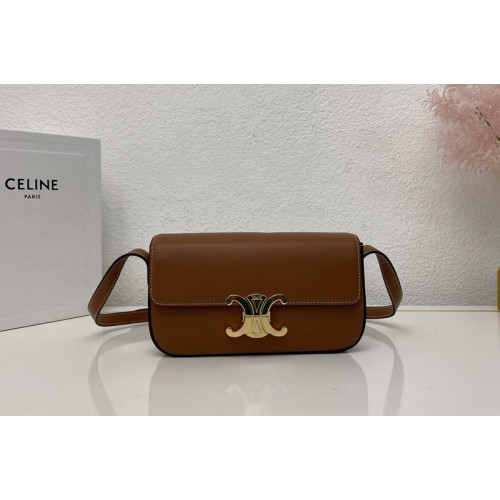 Celine TRIOMPHE SHOULDER BAG IN NATURAL CALFSKIN Tan Celine TRIOMPHE SHOULDER BAG IN NATURAL CALFSKIN Tan