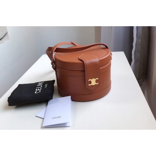 Celine medium tambour bag in Tan smooth calfskin Celine medium tambour bag in Tan smooth calfskin