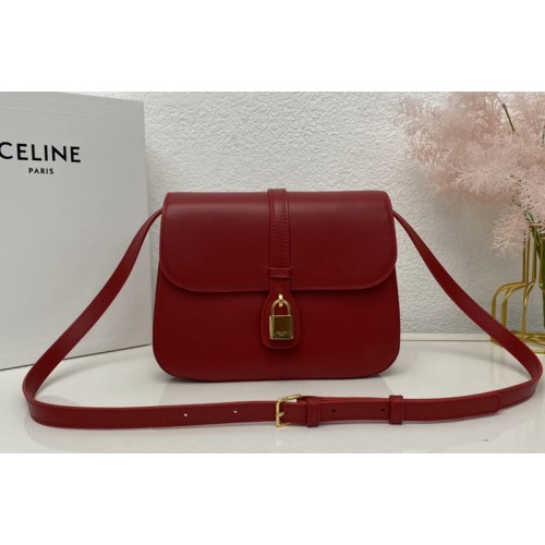 Celine MEDIUM TABOU IN Red SMOOTH CALFSKIN