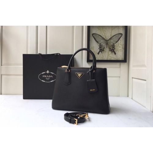 Prada 1BA232 Medium Prada Galleria Saffiano leather bag in Black Saffiano leather Prada 1BA232 Medium Prada Galleria Saffiano leather bag in Black Saffiano leather