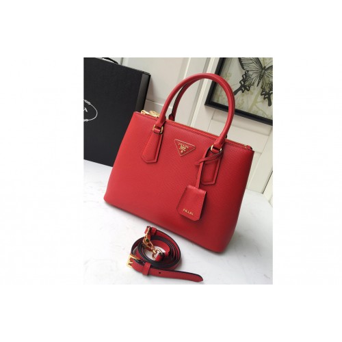 Prada 1BA232 Medium Prada Galleria Saffiano leather bag in Red Saffiano leather Prada 1BA232 Medium Prada Galleria Saffiano leather bag in Red Saffiano leather