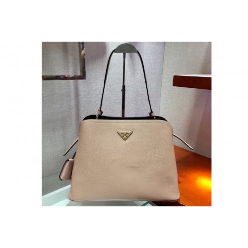 Prada 1BA249 Matinee handbags Pink Saffiano leather
