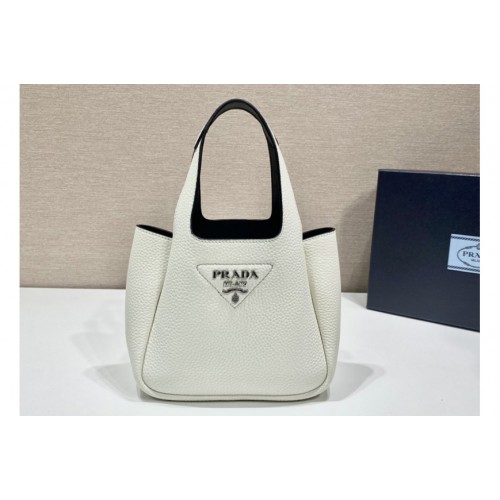 Prada 1BA349 Leather handbag in White Leather Prada 1BA349 Leather handbag in White Leather