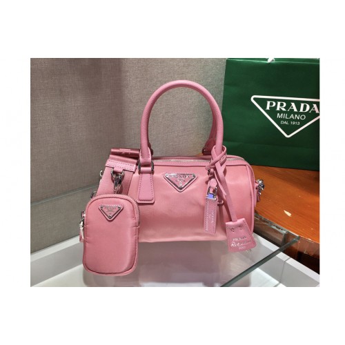 Prada 1BA846 Boston bag in Pink Nylon Prada 1BA846 Boston bag in Pink Nylon