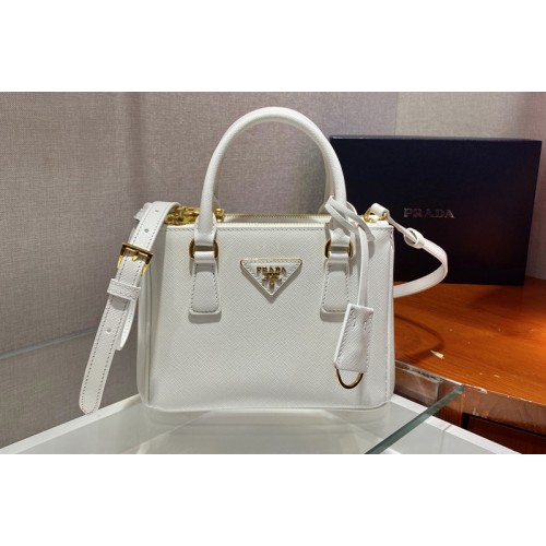 Prada 1BA906 Prada Galleria Saffiano leather micro-bag in White Saffiano leather Prada 1BA906 Prada Galleria Saffiano leather micro-bag in White Saffiano leather