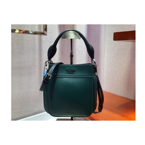 Prada 1BC082 Margit Small leather bags Green Calf leather