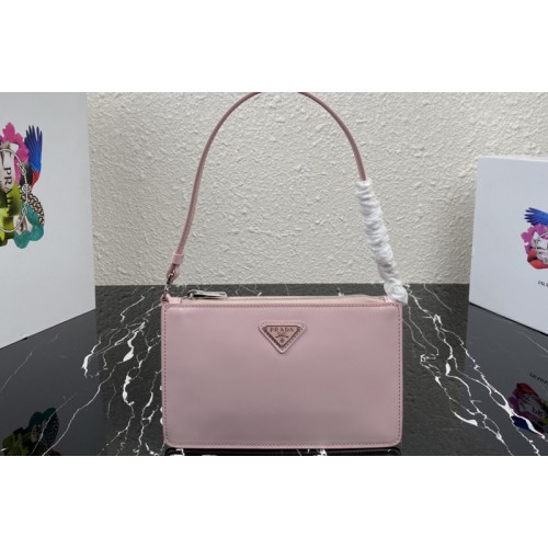 Prada 1BC155 Brushed leather mini-bag in Pink brushed leather Prada 1BC155 Brushed leather mini-bag in Pink brushed leather