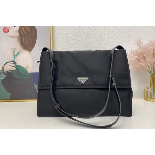 Prada 1BD182 invites Shoulder bag in black nylon