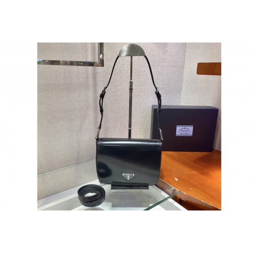 Prada 1BD308 Leather Bag in Black Leather