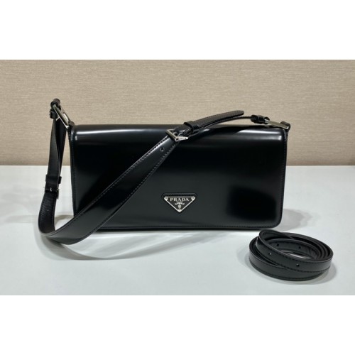 Prada 1BD323 Brushed leather Prada Femme bag in Black Leather Prada 1BD323 Brushed leather Prada Femme bag in Black Leather