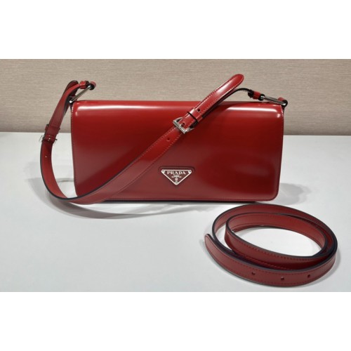 Prada 1BD323 Brushed leather Prada Femme bag in Red Leather Prada 1BD323 Brushed leather Prada Femme bag in Red Leather