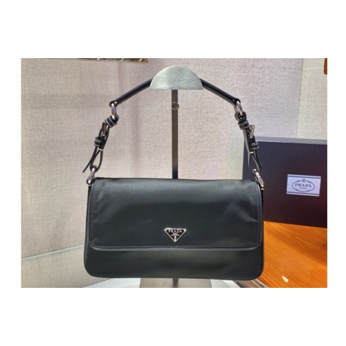 Prada 1BD667 Nylon Bag in Black Nylon