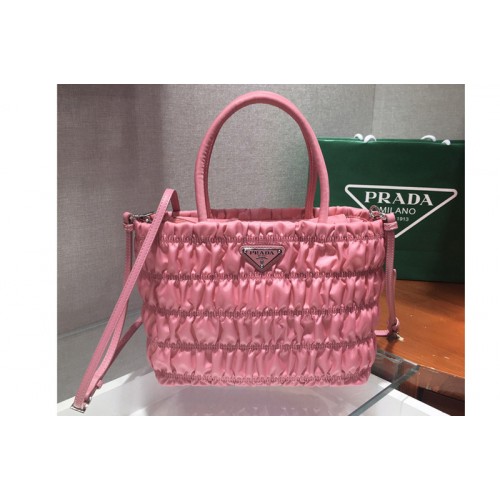 Prada 1BG321 Nylon tote Bag in Pink Embossed nylon Prada 1BG321 Nylon tote Bag in Pink Embossed nylon