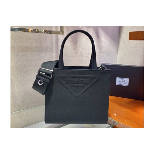 Prada 1BG382 Drill tote bag in Black Fabric Prada 1BG382 Drill tote bag in Black Fabric