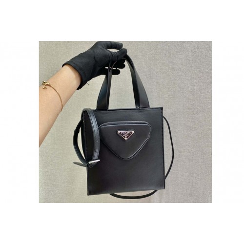 Prada 1BG418 Nappa leather tote bag in Black nappa leather