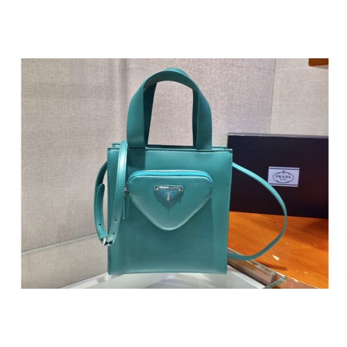 Prada 1BG418 Nappa leather tote bag in Green nappa leather Prada 1BG418 Nappa leather tote bag in Green nappa leather