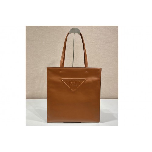 Prada 1BG429 Leather tote bag in Brown Leather Prada 1BG429 Leather tote bag in Brown Leather