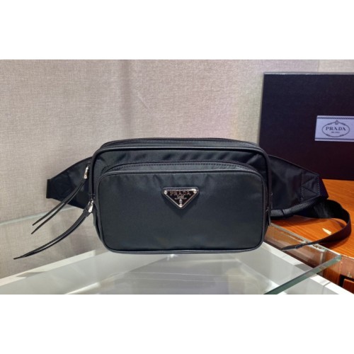 Prada 1BL010 Nylon Belt Bag in Black Nylon Prada 1BL010 Nylon Belt Bag in Black Nylon