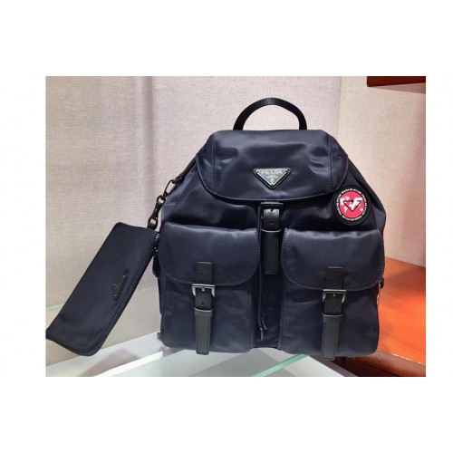 Prada 1BZ811 Re-Nylon backpack Blue Re-Nylon Prada 1BZ811 Re-Nylon backpack Blue Re-Nylon