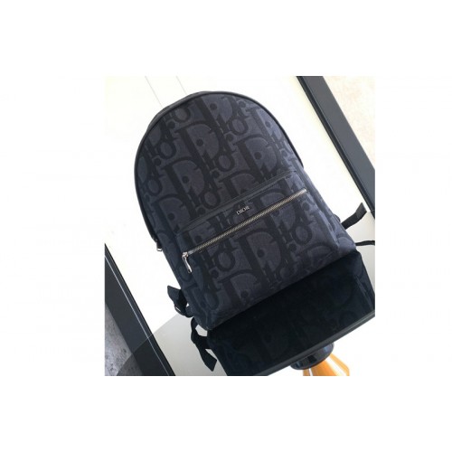 Dior 1ESBA088YXL Christian Dior Rider Backpack in Black Maxi Dior Oblique Jacquard Dior 1ESBA088YXL Christian Dior Rider Backpack in Black Maxi Dior Oblique Jacquard