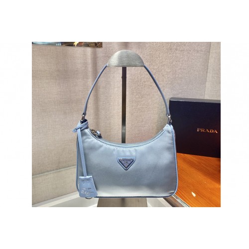 Prada 1NE204 Prada Re-Edition 2005 Re-Nylon mini bag in Blue Nylon