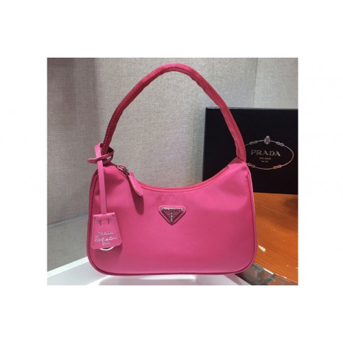 Prada 1NE515 Re-Edition 2000 nylon mini-bag in Rosy Nylon