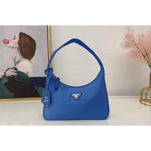 Prada 1NE515 Re-Edition 2000 nylon mini-bag in Blue Nylon