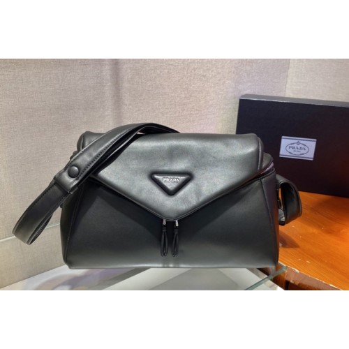 Prada 1BC165 Padded nappa leather Prada Signaux bag in Black nappa leather Prada 1BC165 Padded nappa leather Prada Signaux bag in Black nappa leather