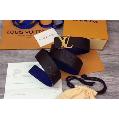 Louis Vuitton M9080T INITIALES 40 MM REVERSIBLE Belt Gold Buckle