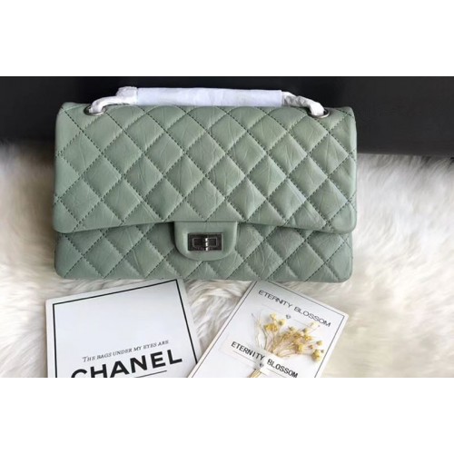 Chanel Flap Original Leather 30226 Bags Blue Gold Chain