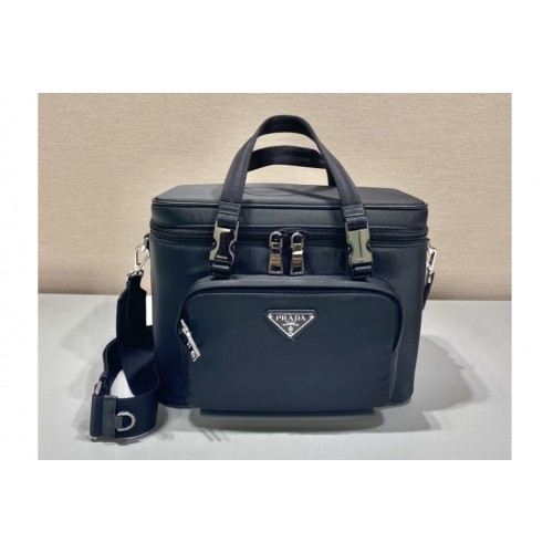 Prada 2UP012 Re-Nylon picnic bag in Black Fabric