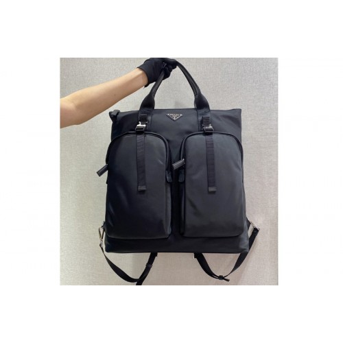 Prada 2VG053 Nylon Tote Bag in Black Nylon Prada 2VG053 Nylon Tote Bag in Black Nylon