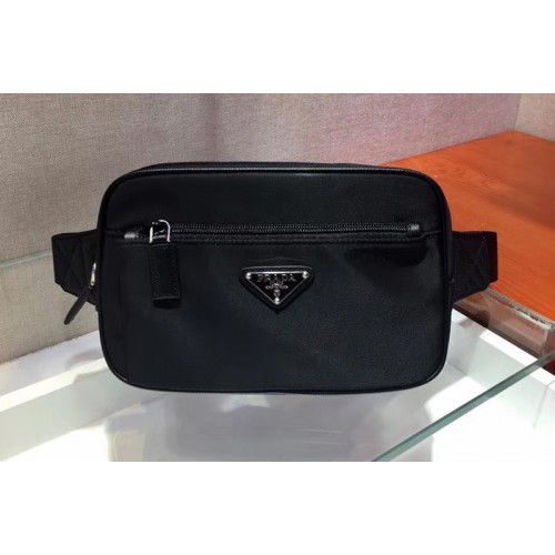 Prada 2VL977 Nylon Belt Bag Black Nylon